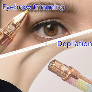 2-in-1 Rechargeable Women’s Face Hair Remover &Mini Painless Lipstick-Style Razor